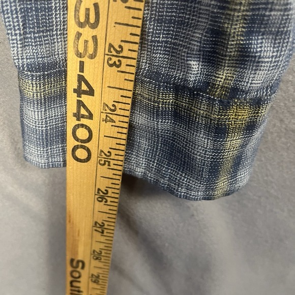 Carhartt Shirt Mens XL Rugged Flex Relaxed Fit Long Sleeve Blue Plaid - Picture 9 of 9